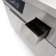 Inductie Grillplaat 700 - Glad en Gegroefd - 10000W - Dubbel - met Onderstel