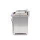 Inductie Grillplaat 700 - Glad en Gegroefd - 10000W - Dubbel - met Onderstel
