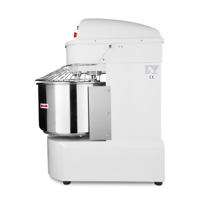 Spiraalkneder - 60 L - 38 Kg Deeg - 2 Snelheden - 400V