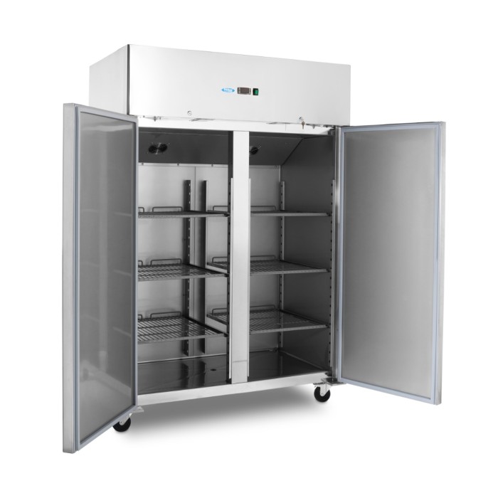 Vrieskast - 800 L - 6 Verstelbare Roosters - op Wielen - incl. Roosters