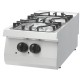 Heavy Duty Kookplaat - 2 Pitten - Enkel - 70 cm Diep - 15 kW - Gas