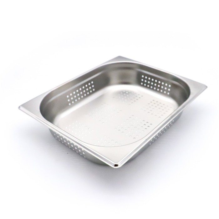 Gastronorm Bak - 1/2 GN - 6,5 cm Diep - RVS - Geperforeerd