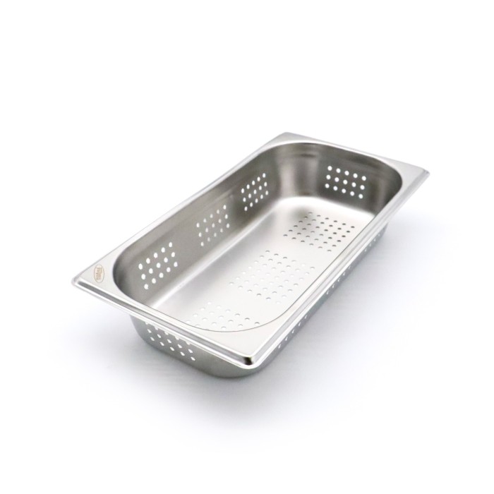 Gastronorm Bak - 1/3 GN - 6,5 cm Diep - RVS - Geperforeerd