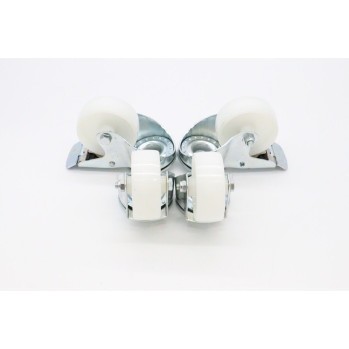 Wielen voor Werktafel Combisteamer - 2 met rem - 4.3 Inch / 11 cm