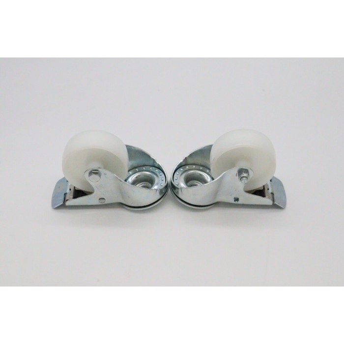 Wielen voor Werktafel Combisteamer - 2 met rem - 4.3 Inch / 11 cm