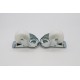 Wielen voor Werktafel Combisteamer - 2 met rem - 4.3 Inch / 11 cm