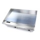 Grillplaat - Glad Chroom - 73 cm - incl. Opvangbak - 400V