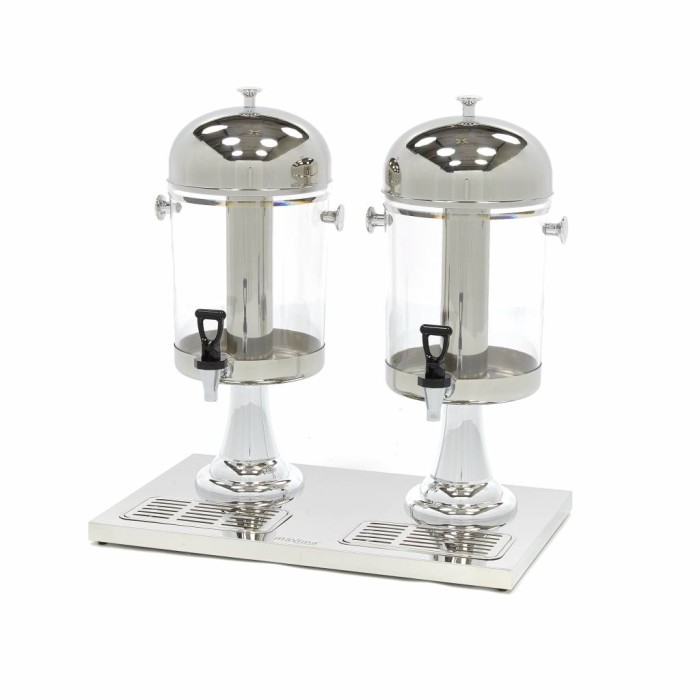 Drankdispenser - 2x 8 L - Centrale Koelbuis - Geen Stroom