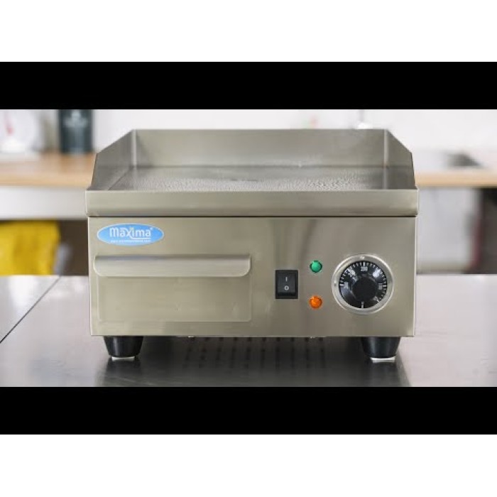 Grillplaat - Glad Chroom - 36 cm - incl. Opvangbak