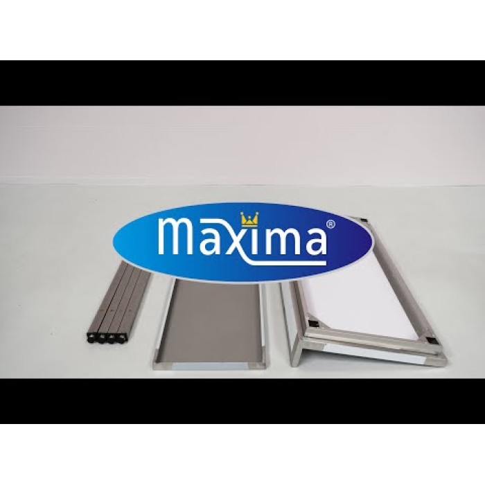 Werktafel rvs - 80 x 60 cm - Verstelbare Hoogte - met Spatrand en Onderschap