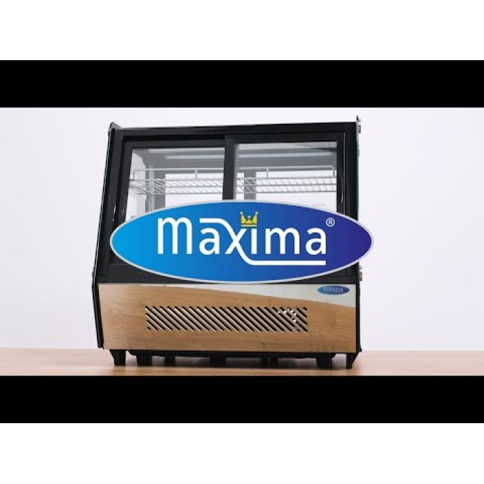 Gebaksvitrine - 125 L - 71 cm - Schuifdeuren Voor en Achter