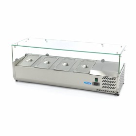 Opzetkoelvitrine - 120 cm - 4 x 1/3 GN Bakken