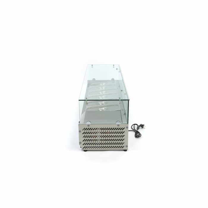 Opzetkoelvitrine - 140 cm - 6 x 1/3 GN Bakken