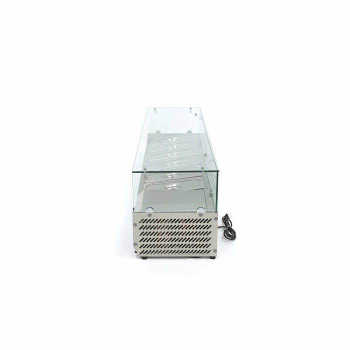 Opzetkoelvitrine - 150 cm - 6 x 1/3 GN Bakken