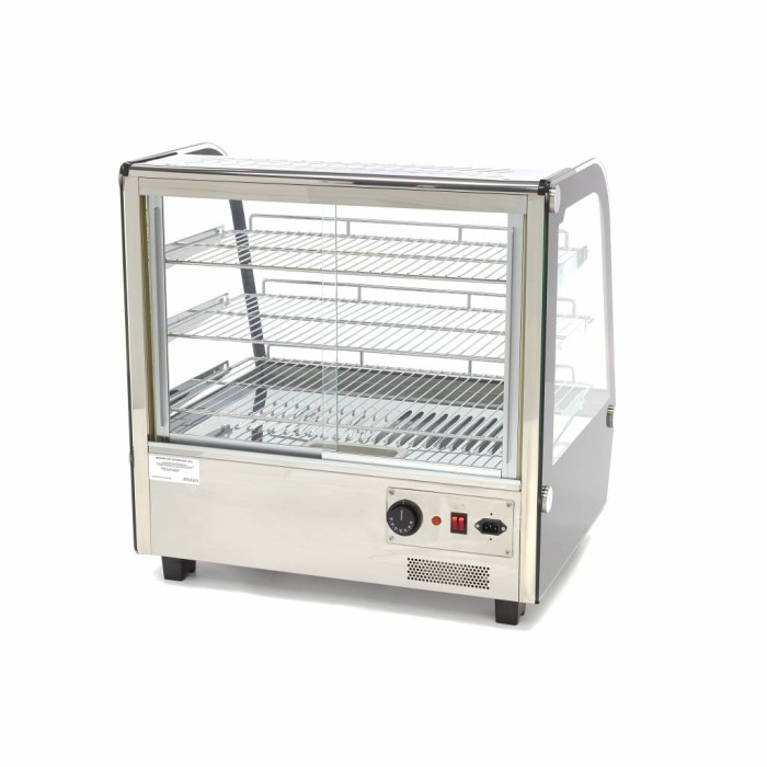 Warmhoudvitrine - 120 L - 67,8 cm - 3 Niveaus