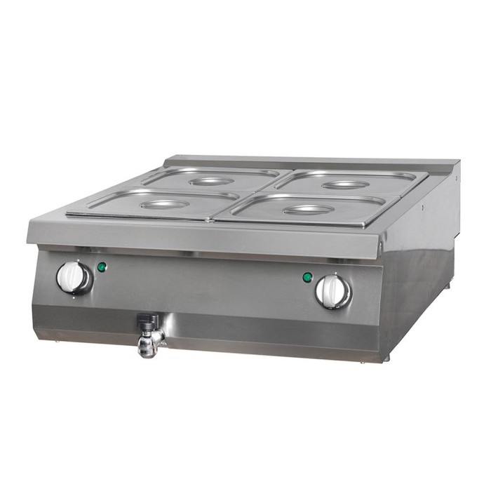 Heavy Duty Bain Marie - Dubbel - 70 cm Diep - Elektrisch