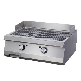 Heavy Duty Grillplaat - Gegroefd - Dubbel - 70 cm Diep - Elektrisch
