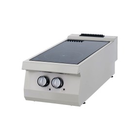 Heavy Duty Kookplaat - 2 Pitten - Infrarood - Enkel - 70 cm Diep - Elektrisch