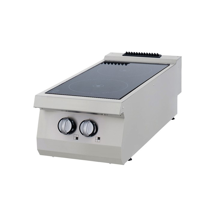 Heavy Duty Kookplaat - 2 Pitten - Infrarood - Enkel - 70 cm Diep - Elektrisch