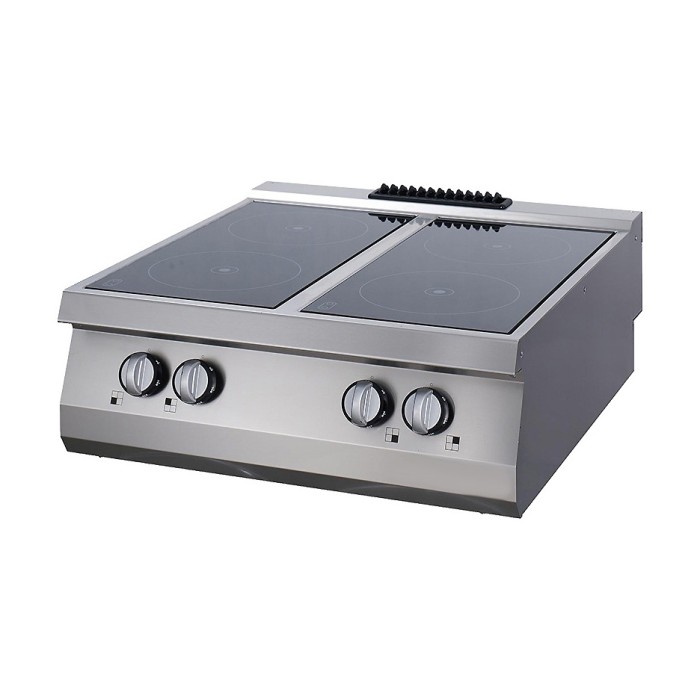 Heavy Duty Kookplaat - 4 Pitten - Infrarood - Enkel - 70 cm Diep - Elektrisch