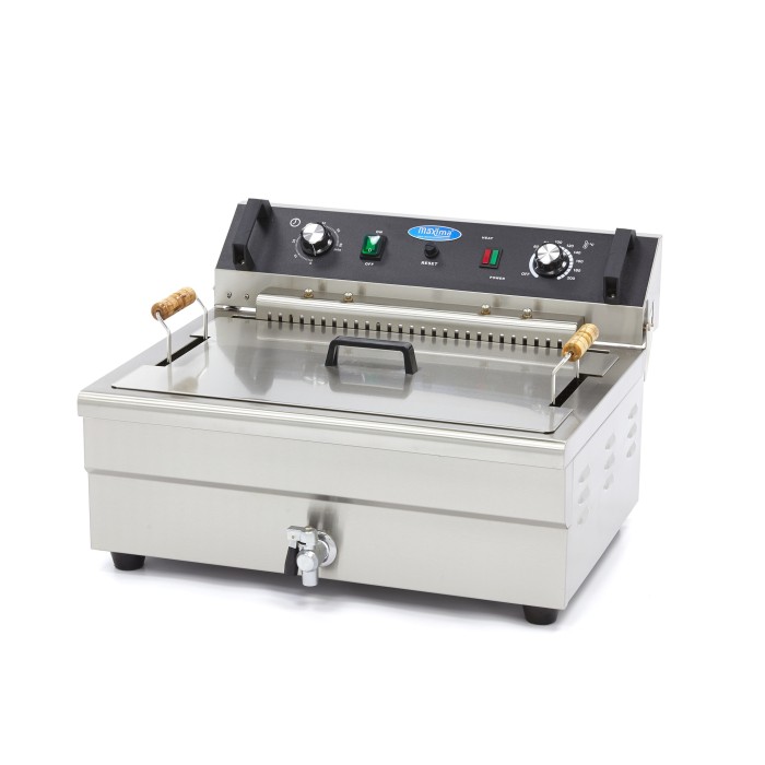 Frituurpan - 20 L - 1 Mand - met Tapkraan