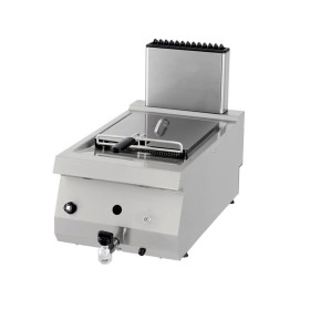 Heavy Duty Friteuse - 1 x 12 L - Enkel - 70 cm Diep - met Tapkraan - Gas