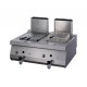 Heavy Duty Friteuse - 2 x 12 L - Dubbel - 70 cm Diep - met Tapkraan - Gas