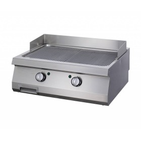 Heavy Duty Grillplaat - Gegroefd - Dubbel - 70 cm Diep - Gas