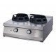 Heavy Duty Wok Brander - 2 x Ø 28,5 cm Pannenring - Dubbel - 70 cm Diep - Gas