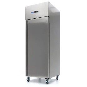 Koelkast - 600 L - 3 Verstelbare Roosters (2/1 GN) - Rvs - op Wielen