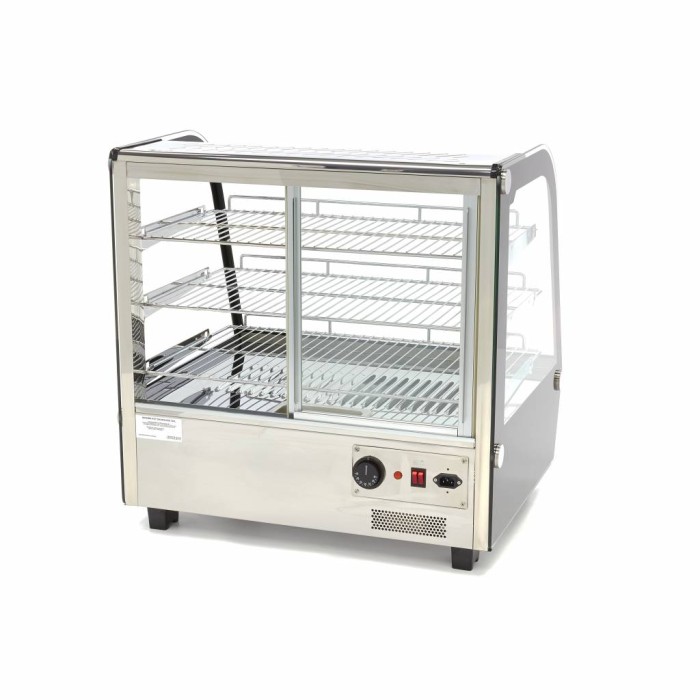 Warmhoudvitrine - 120 L - 67,8 cm - 3 Niveaus