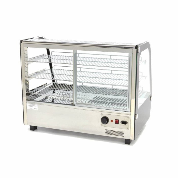 Warmhoudvitrine - 160 L - 85,6 cm - 3 Niveaus
