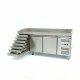 Pizzawerkbank - 202 cm - 2 Deuren - 5 x 1/6 GN - 7 Laden