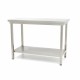 Werktafel rvs - 200 x 70 cm - Verstelbare Hoogte