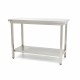 Werktafel rvs - 180 x 70 cm - Verstelbare Hoogte