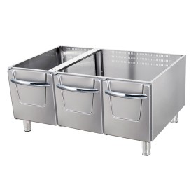 Premium Onderstel - Driedubbel - 90 cm Diep - met Deuren