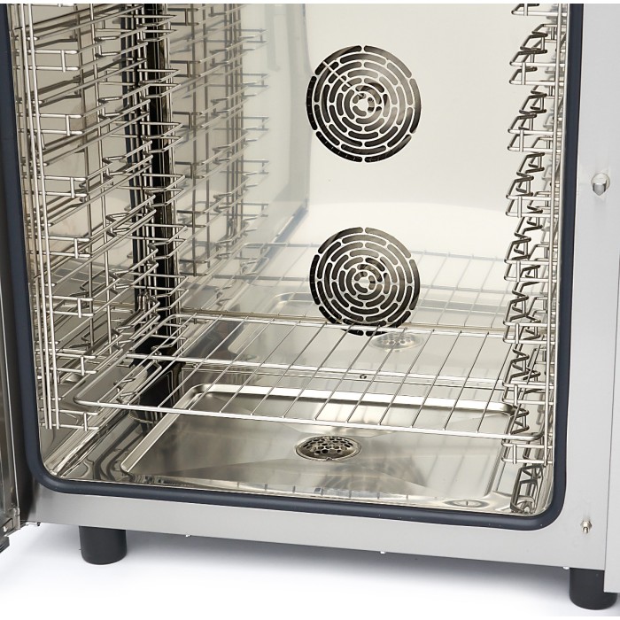 Combisteamer - 10 Bakken (1/1 GN / 60 x 40 cm) - Analoog - 400V