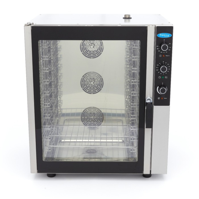 Combisteamer - 10 Bakken (1/1 GN / 60 x 40 cm) - Analoog - 400V