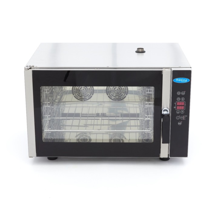 Combisteamer - 4 Bakken (1/1 GN / 60 x 40 cm) - Digitaal Display - 400V