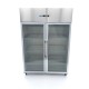 Koelkast - 1200 L - 6 Verstelbare Roosters (2/1 GN) - Rvs - met Glazen Deur
