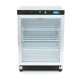 Koelkast - 200 L - Zwart - met Glazen Deur