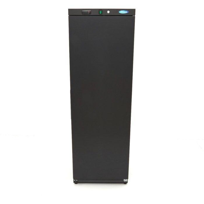 Vrieskast - 400 L - 6 Vaste Roosters - Zwart