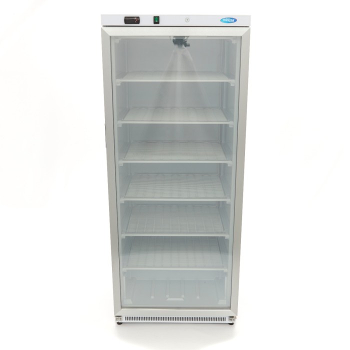 Vrieskast - 600 L - Wit - met Glazen Deur