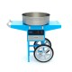 Suikerspinmachine – Ø 52 cm – Blauw – met Onderstel