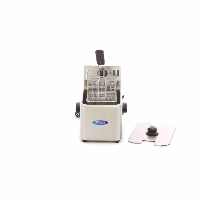 Frituurpan - 4 L - 1 Mand - tot 1 Kg Frites