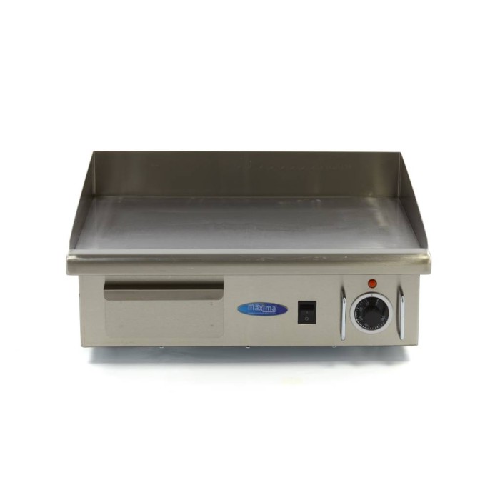 Grillplaat - Glad - 55 cm - incl. Opvangbak