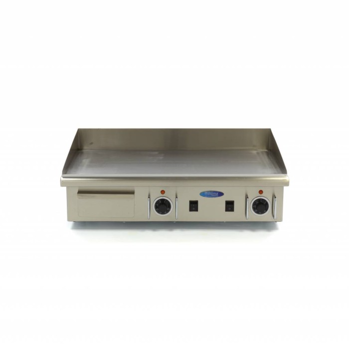 Grillplaat - Glad - 73 cm - incl. Opvangbak - 400V
