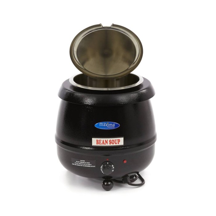 Soepketel - 10 L - Uitneembare binnenpan - met Lepeluitsparing