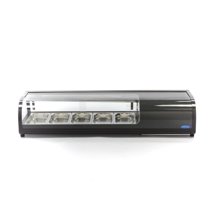 Sushi- en Tapasvitrine - 52 L - 5 x 1/3 GN - Tafelmodel