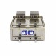Frituurpan - 2x 10 L - 2 Manden - met Tapkraan - 400V